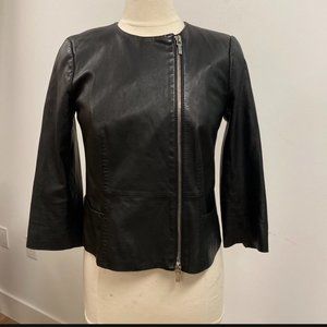 Tory Burch Leather Biker Jacket